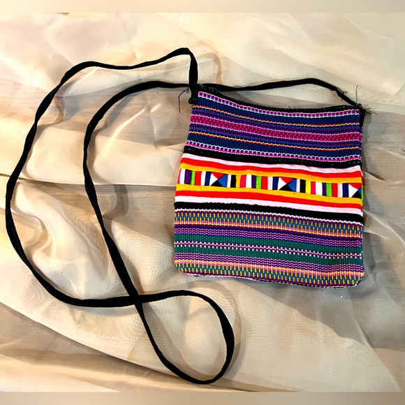 Bags Guatamalan Woven Shoulder Bag Cross Body Bag Purse Minimalist